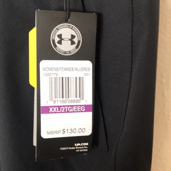 NEW Under Armour Women's UA Storm Rain Waterproof Pants Black. XXL - Picture 8 of 11